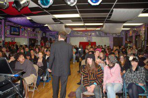 Students at I Can Do Anything Charter School in Reno during the EndDD presentation