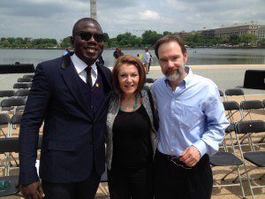 EndDD Founder, Joel Feldman (R) with his wife Dianne Anderson and Quaku Mandela