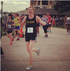 Anne Dutton competing in the Baltimore Women's Classic 9 months after her accident