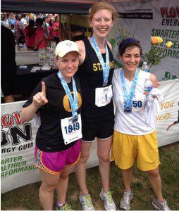 Ann Dutton (center) after the Baltimore Women's Classic in June