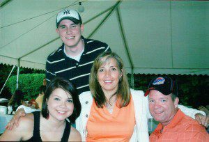 Paul, with is parents Eileen and Paul, Sr. and his siter, Nicole