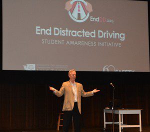 WAJ member Ken Selander joining in the presentation at Nathan Hale H.S. in Seattle