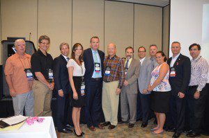 AAJ members from NM, WV, VT, RI, MD, NY, MN, PA, HI and British Columbia join in the presentation to other AAJ members