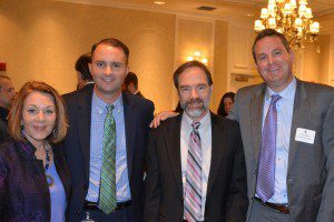 L to R: Dianne Anderson, T.J.  Donovan, Joel Feldman, Chris Maley (Past Pres. VTAJ)