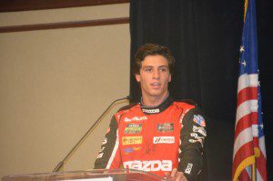 Teen NASCAR driver Tristan Nunez  discussing his efforts in FL